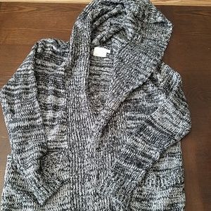 Long knee length cozy cardigan